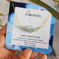 Raw Natural Gemstone Necklace | Personalized Birthstone Jewelry
