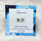 Rough Healing Gemstone Stud Earrings | Natural Birthstone Jewelry