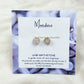 Rough Healing Gemstone Stud Earrings | Natural Birthstone Jewelry