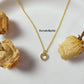 Cubic Zirconia Heart Pendant Necklace | 14K Gold Plated CZ Jewelry