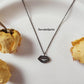 Lip Pendant Necklace | Cubic Zirconia Kiss Necklace, CZ Jewelry