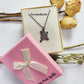 Dainty CZ Frog Necklace | Handmade Cubic Zirconia Frog Pendant