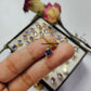 Dainty Tanzanite CZ Necklace | Hydro Tanzanite Pendant Handmade Jewelry