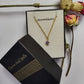 Dainty Tanzanite CZ Necklace | Hydro Tanzanite Pendant Handmade Jewelry