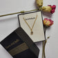 Dainty Smoky Quartz CZ Necklace | Hydro Smoky Quartz Boho Pendant