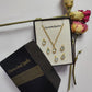 Dainty Aquamarine Necklace | Hydro Aquamarine & CZ Round Pendant Summer Jewelry
