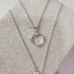 Clear Quartz Heart Necklace | Boho Gemstone Jewelry | Bridesmaids Gift