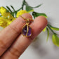 Raw Amethyst Pendant Necklace | Handmade February Birthstone Purple Healing Jewelry