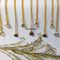 Raw Birthstone Necklace | Natural Gemstone Handmade Boho Healing Crystal