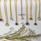 Raw Birthstone Necklace | Natural Gemstone Handmade Boho Healing Crystal