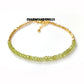 Dainty Peridot Bracelet | 925 Sterling Silver Minimalist Gemstone Jewelry