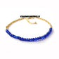 Blue Sapphire Gemstone Bracelet | Adjustable Boho September Birthstone