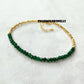 Dainty Emerald Bracelet | 925 Sterling Silver May Birthstone Jewelry