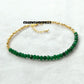 Dainty Emerald Bracelet | 925 Sterling Silver May Birthstone Jewelry