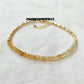 Natural Citrine Gemstone Bracelet | 925 Sterling Silver Adjustable Jewelry
