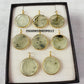 Genuine Prehnite Necklace, Handmade Gold Plated Jewelry, Green Gemstone