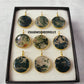Moss Agate Pendant Necklace, 14K Gold Plated Chain, Boho Jewelry