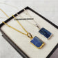 Natural Kyanite Crystal Pendant Necklace | Boho Raw Blue Gemstone Jewelry Gift