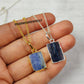 Natural Kyanite Crystal Pendant Necklace | Boho Raw Blue Gemstone Jewelry Gift