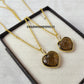 Forever Smoky Quartz Heart Pendant Necklace | Crystal Love Jewelry