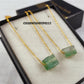 Raw Green Fluorite Pendant Necklace | Handmade Boho Crystal Gemstone Jewelry