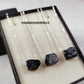 Raw Black Tourmaline Pendant Necklace | Protection Crystal Gemstone Jewelry