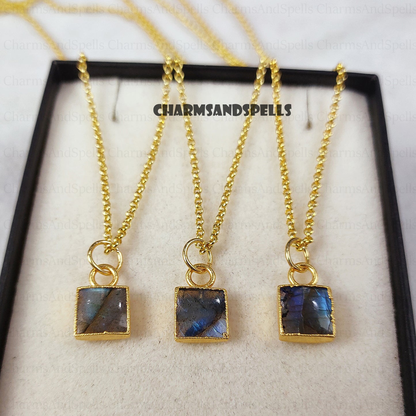 Tiny Flashy Labradorite Slice Pendant Necklace, Layered Necklaces, Electroformed Slice, Boho Necklace, Layering Jewelry, Gift For Women