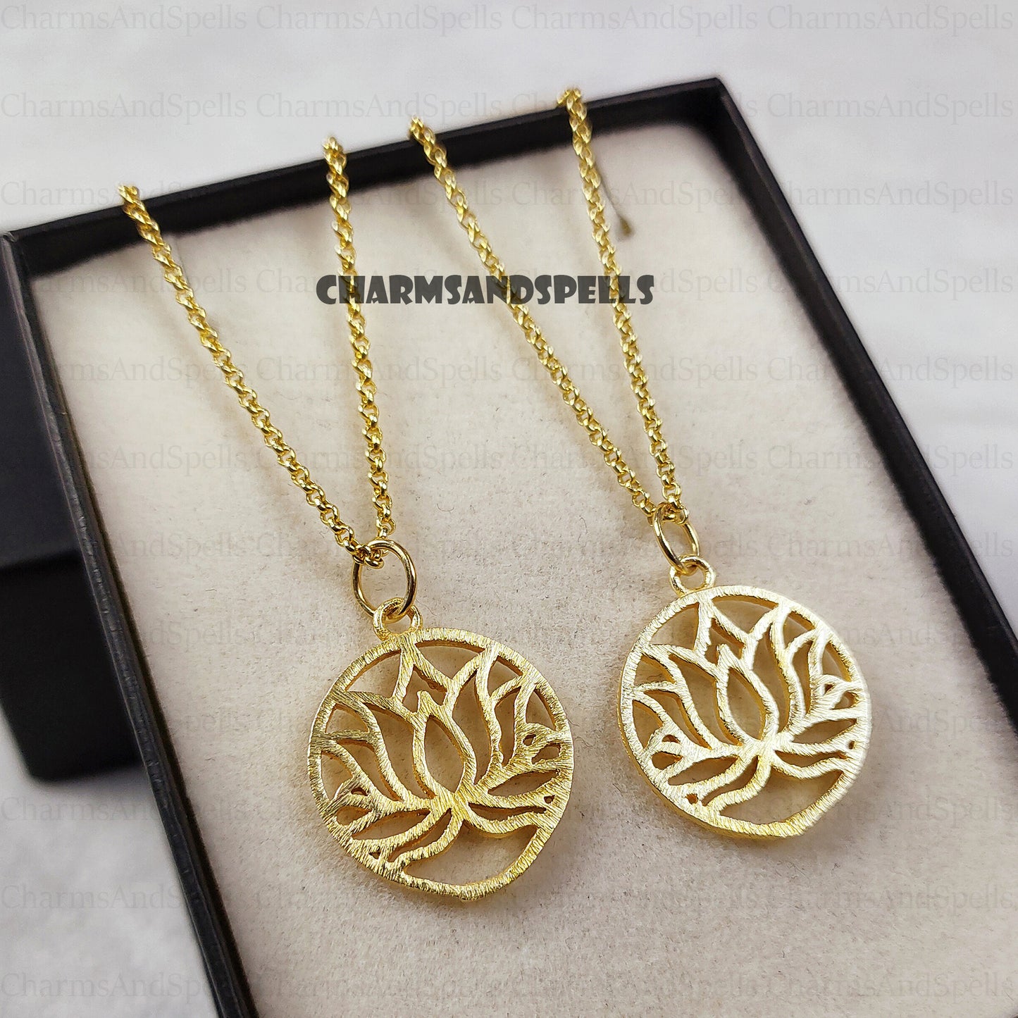New Beginnings Necklace Gift For Woman, Lotus Flower Necklace, Lotus Flower Necklace, Sacred Lotus Necklace, Lotus Pendant,Jewelry For Women