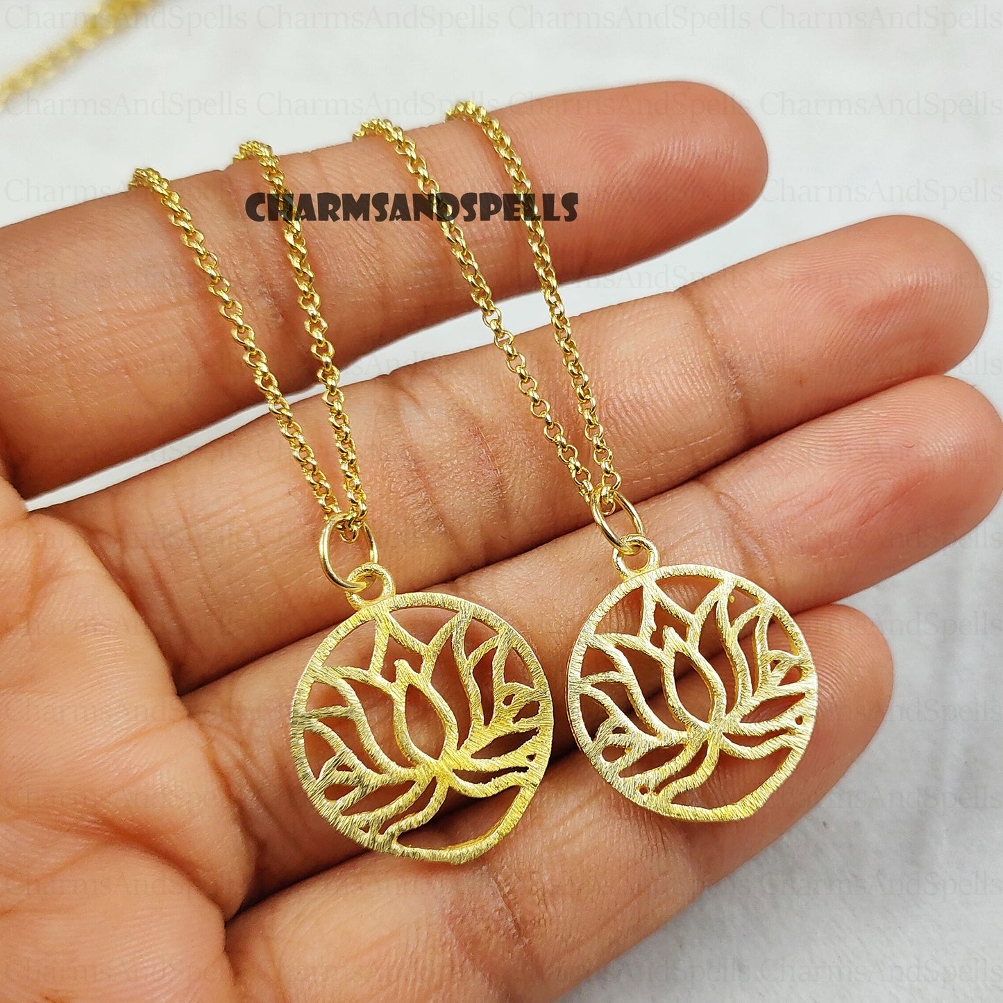 New Beginnings Necklace Gift For Woman, Lotus Flower Necklace, Lotus Flower Necklace, Sacred Lotus Necklace, Lotus Pendant,Jewelry For Women