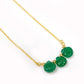 Green Onyx Necklace | 925 Sterling Silver | May Birthstone Jewelry