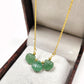 Green Strawberry Quartz Necklace | Handmade Gemstone Jewelry for Women