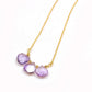 Pink Amethyst Pendant Necklace | February Birthstone | Handmade Jewelry