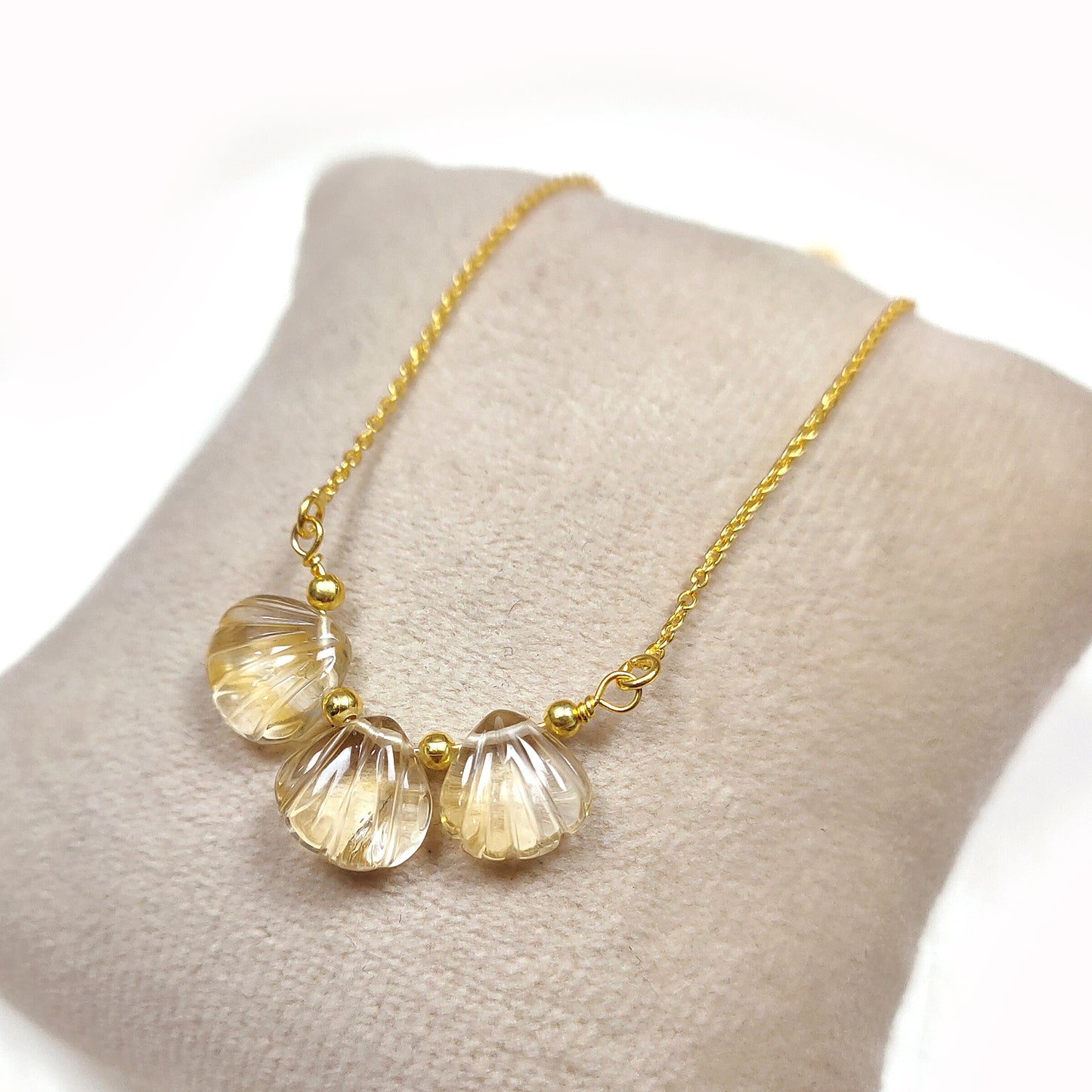 Genuine Citrine Necklace, November Birthstone /Handmade Jewelry/ Necklaces for Women, 925 Citrine Gemstone Necklace, Birthstone Necklace