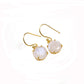 Rainbow Moonstone Earrings | 925 Sterling Silver | Round Gemstone Jewelry
