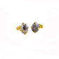 Dendrite Opal Stud Earrings | 925 Sterling Silver | Oval Handmade Jewelry