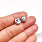 Dendrite Opal Stud Earrings | 925 Sterling Silver | Oval Handmade Jewelry