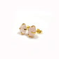Natural Rose Quartz Stud Earrings | 925 Sterling Silver | Oval Handmade Jewelry