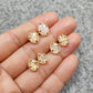 Natural Rose Quartz Stud Earrings | 925 Sterling Silver | Oval Handmade Jewelry