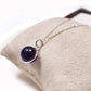 Amethyst Ball Pendant Necklace, 925 Sterling Silver, February Birthstone Jewelry Gift