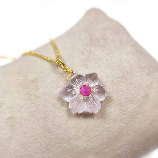 Dainty Rose Quartz Necklace Silver Rose Quartz Pendant Natural Rose Quartz Necklace Gold Rose Quartz Crystal Rose Quartz Jewelry