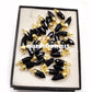 Black Onyx Pencil Pendant Necklace | 14K Gold Plated Gemstone Jewelry
