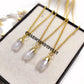 Natural Rainbow Moonstone Pencil Pendant Necklace | Birthstone Jewelry