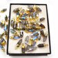 Flashy Labradorite Pencil Pendant Necklace | 14K Gold Plated Blue Fire Gemstone