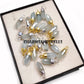 Aquamarine Pencil Pendant Necklace | 14K Gold Plated Natural Crystal Jewelry