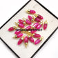 Ruby Pencil Necklace | 14K Gold Plated Chain | Handmade Gemstone Jewelry