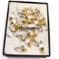 Crystal Quartz Pencil Necklace, 14K Gold Plated Pendant, Handmade Jewelry