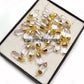 Crystal Quartz Pencil Necklace, 14K Gold Plated Pendant, Handmade Jewelry