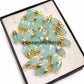 Aqua Chalcedony Pendant Necklace, 14K Gold Plated Dainty Jewelry