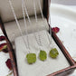 Raw Peridot Necklace, Silver or Gold Plated Crystal Jewelry, August Birthstone Gift