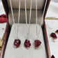 Raw Garnet Pendant Necklace, Genuine 925 Sterling Silver Jewelry, Capricorn Birthstone